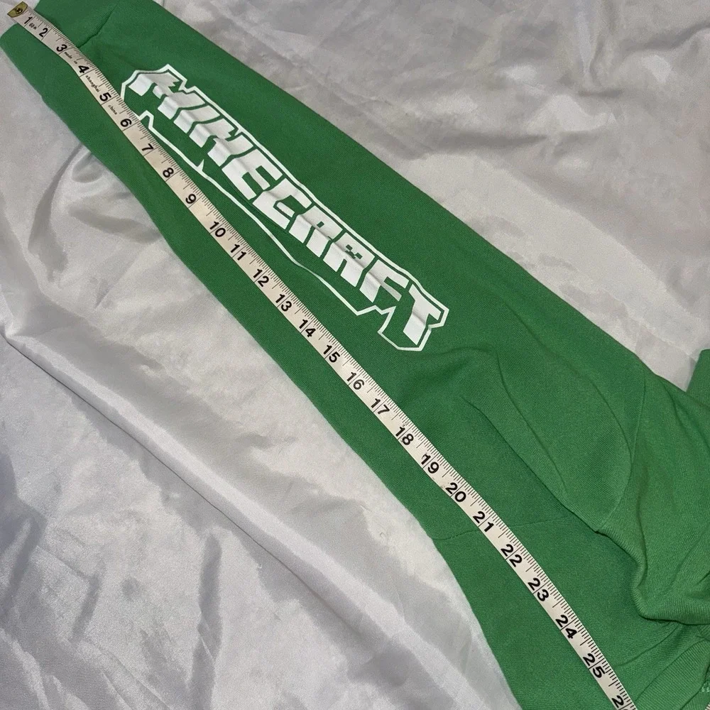 Minecraft Christmas‎ Green Sweatshirt Boys XL